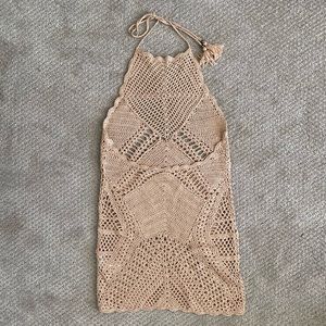 Crochet swimsuit coverup